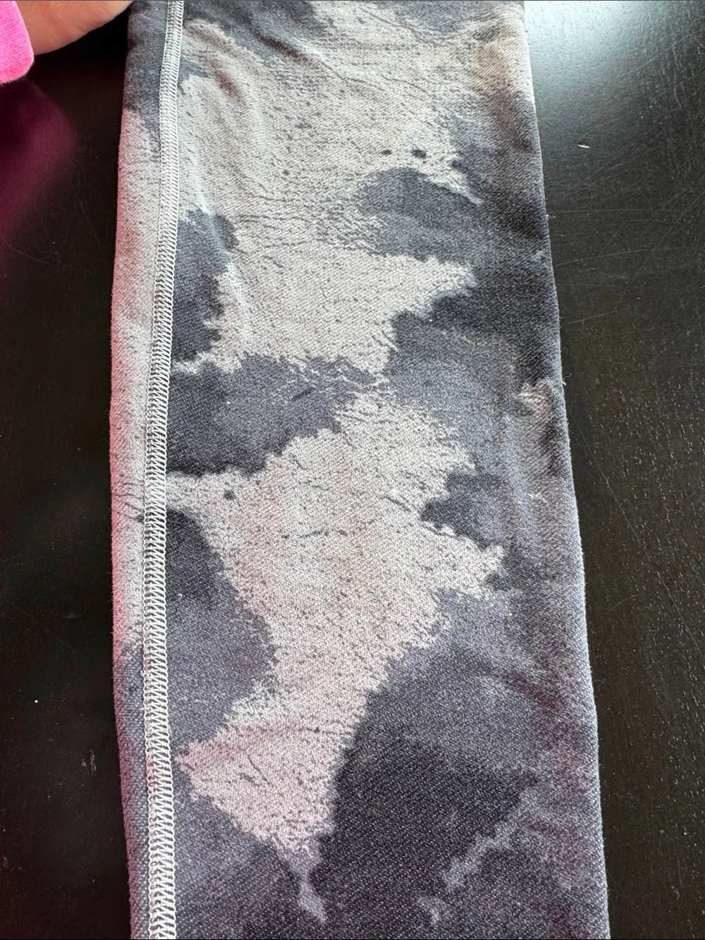 lululemon athletica Tie-Dye High-Rise Leggings - Black & Gray